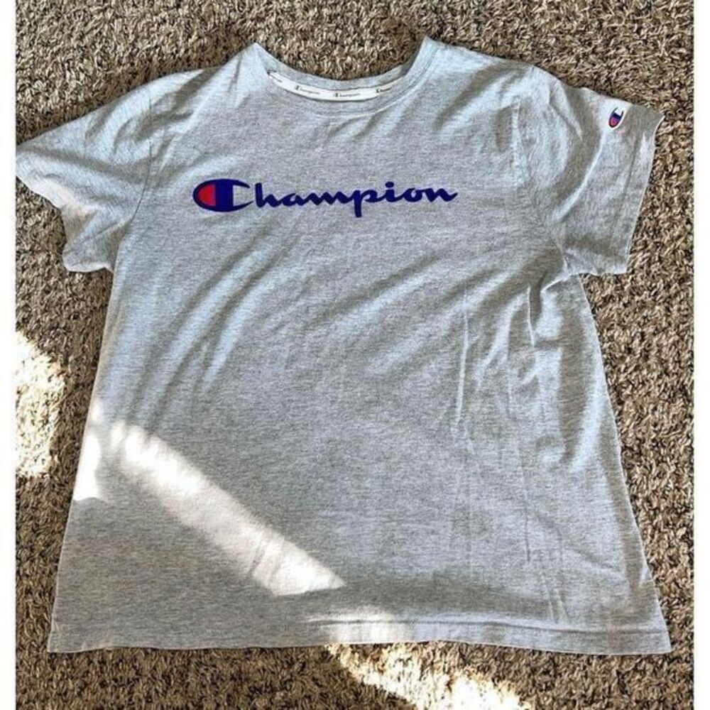 Champion womens‎ Gray Shirt size large